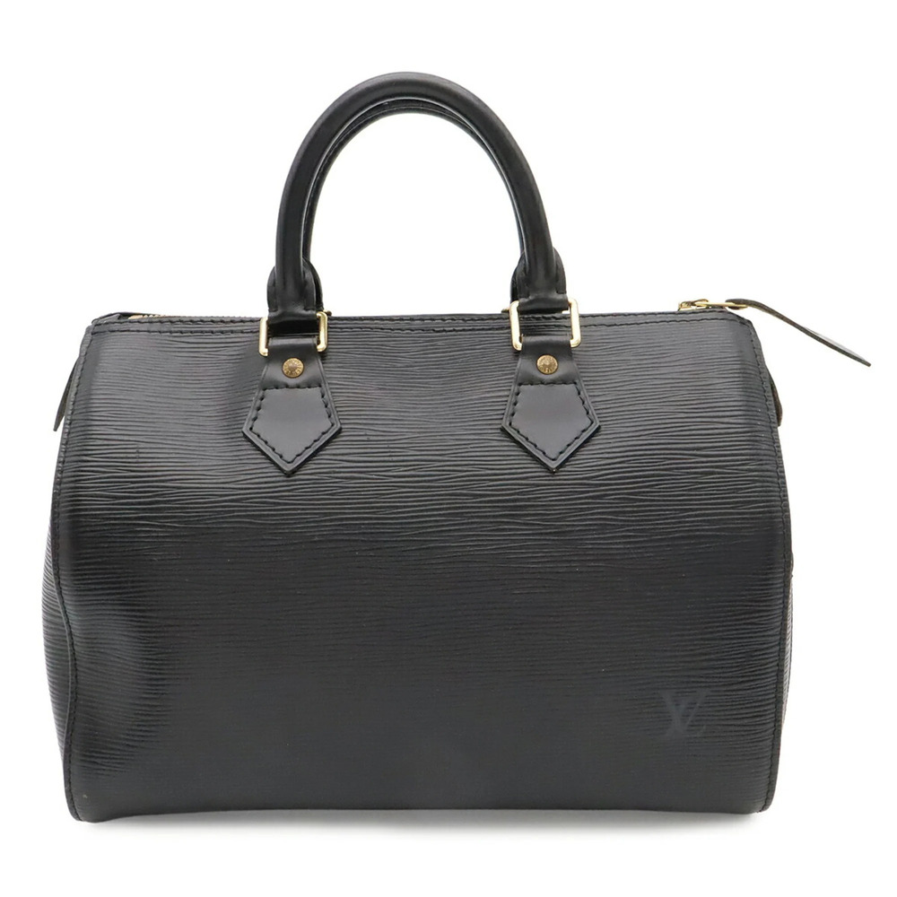 LOUIS VUITTON Epi Speedy 25 Handbag, Noir Black, M59032